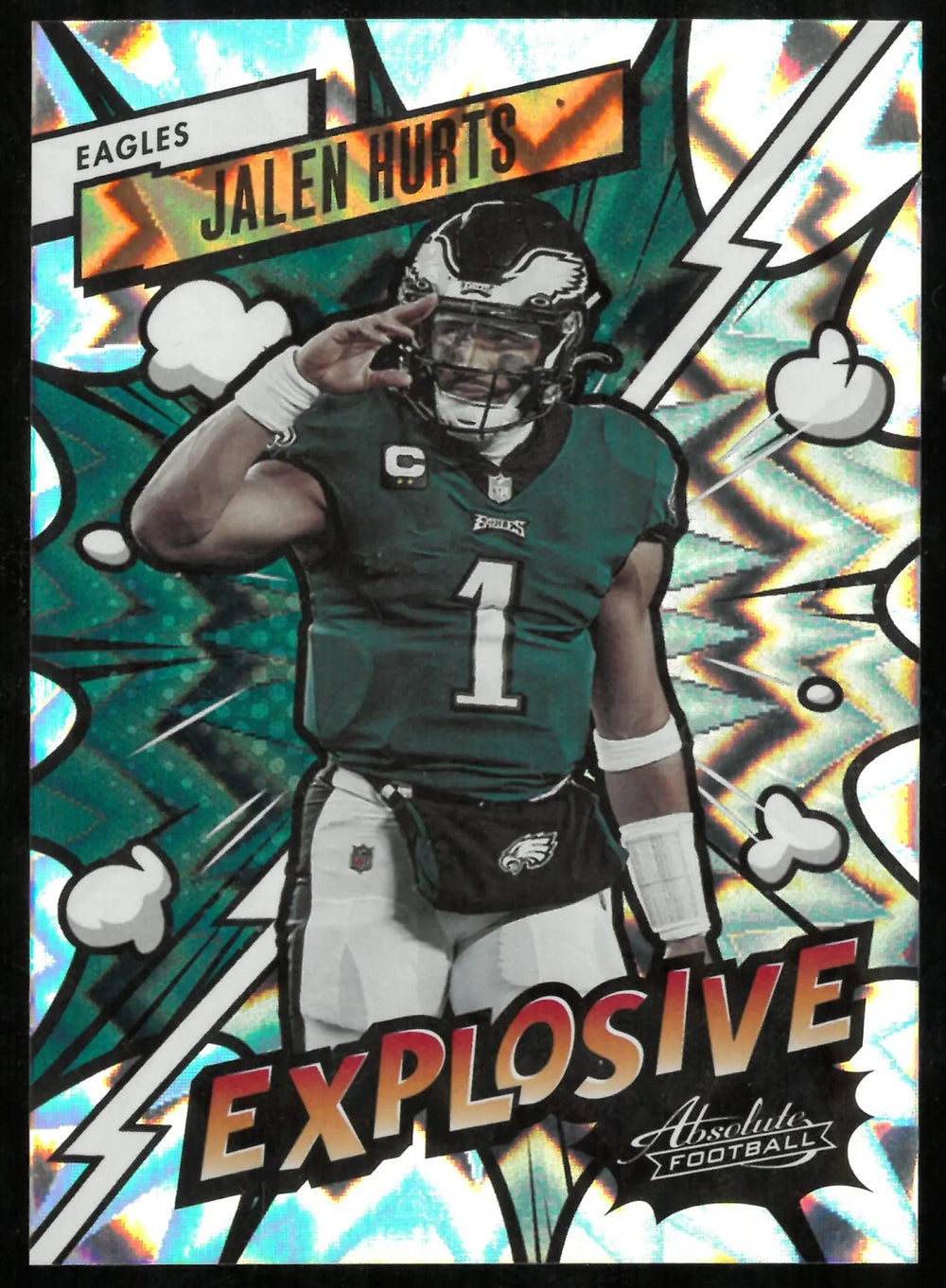 Jalen Hurts Explosive Absolute 2023 Panini SP SSP