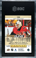 Joey Daccord RC PRISTINE GOLD LABEL SGC 10 Young Guns Canvas 2019-20