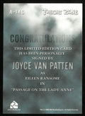 Joyce Van Patten as Eileen Ransome Twilight Zone Auto Autograph #A-148