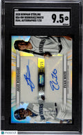 Julio Rodriguez Evan White /25 Dual Auto Sterling 2020 Bowman SGC 9.5