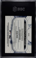 Julio Rodriguez Evan White /25 Dual Auto Sterling 2020 Bowman SGC 9.5