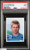 Kevin de Bruyne 2011 Panini Foot Belgium PSA 9 LOW POP RC Rookie