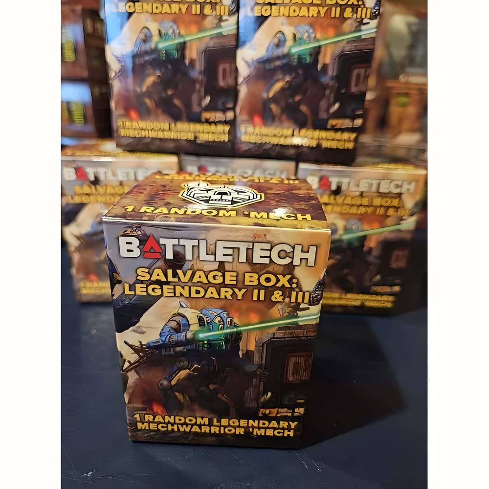 Battletech: Salvage Box Mercenaries Legendary 2 and 3 (9ct Display)
