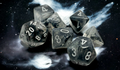 Chessex Borealis Polyhedral Light Smoke/silver Luminary 7-Die Set