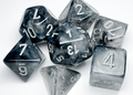 Chessex Borealis Polyhedral Light Smoke/silver Luminary 7-Die Set
