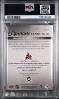 Logan Cooley Auto PSA 8 Signature Renditions RC Rookie 2023-24 23-24 UD The Cup