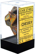 Chessex: Lustrous Gold/Silver 7-Die Set