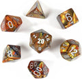 Chessex: Lustrous Gold/Silver 7-Die Set