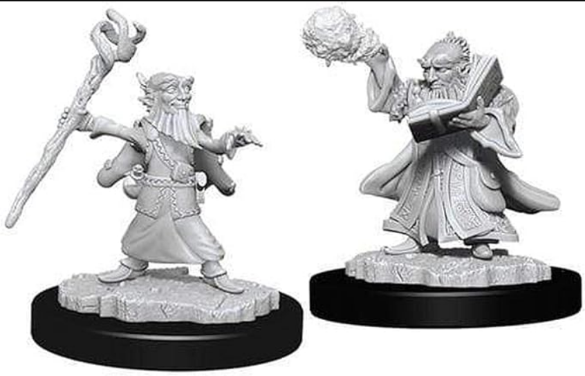 Dungeons & Dragons: Nolzur's Marvelous Unpainted Miniatures - W06 Male Gnome Wizard