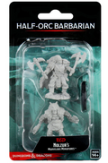 Dungeons & Dragons: Nolzur's Marvelous Unpainted Miniatures - W09 Male Half-Orc Barbarian