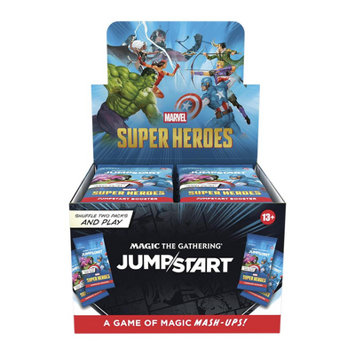 Magic the Gathering: Universes Beyond - Marvel Super Heroes Jumpstart Booster Display