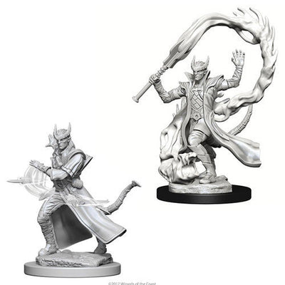 Dungeons & Dragons: Nolzur's Marvelous Unpainted Miniatures - W04 Tiefling Male Sorcerer