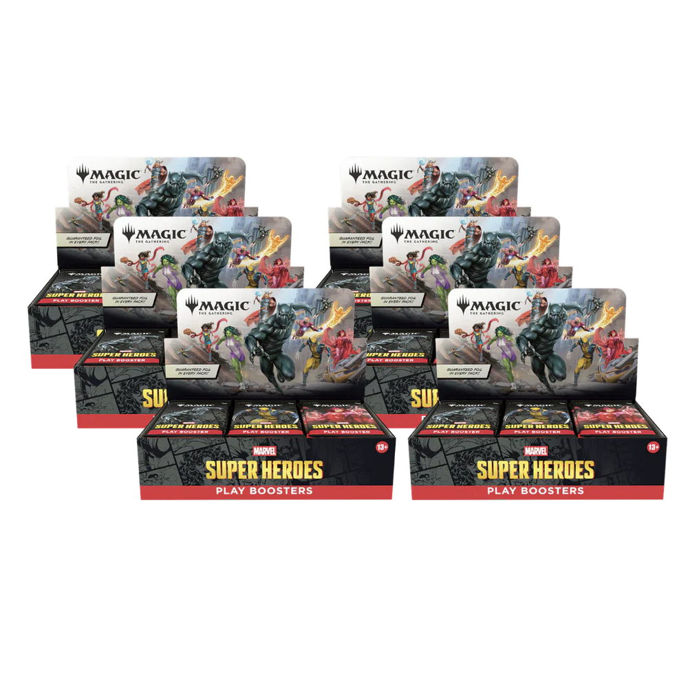 Magic: The Gathering - Marvel Super Heroes (MSH) - SEALED CASE  - 6x Play Booster Display Box (PRE-ORDER LATE JUNE 2026)