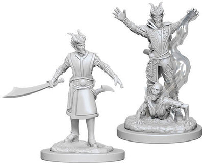 Dungeons & Dragons: Nolzur's Marvelous Unpainted Miniatures - W06 Male Tiefling Warlock