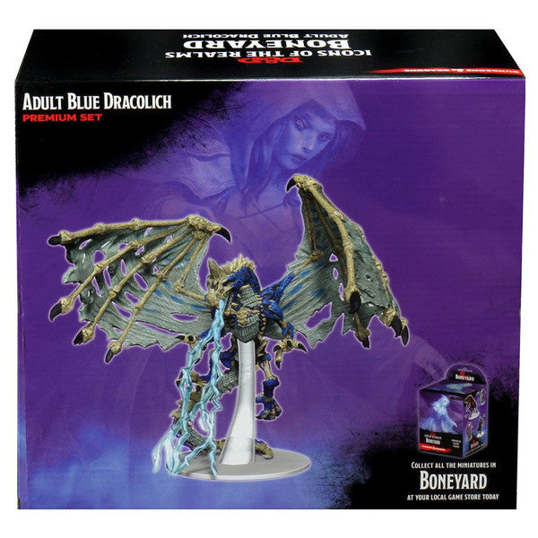 Dungeons & Dragons: Icons of the Realms Premium - Boneyard Blue Dracolich