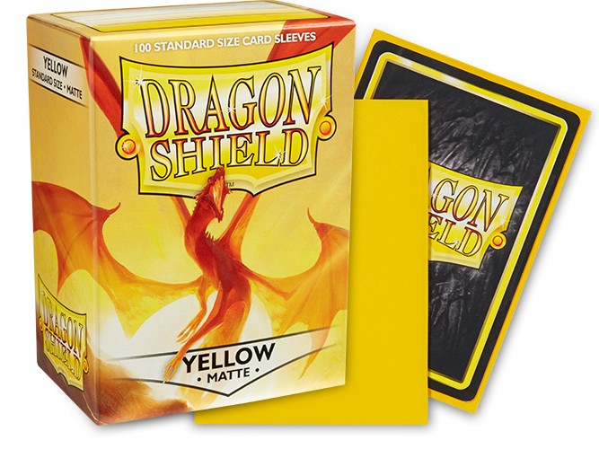Dragon Shield: Matte Sleeves - Yellow (100ct)