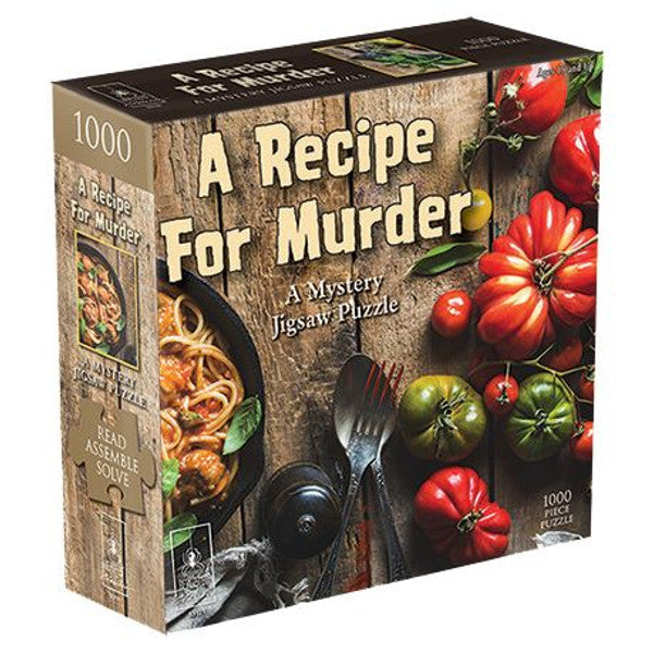 BePuzzled: A Recipe for Murder 1000 Piece - A Mystery Jigsaw Puzzle