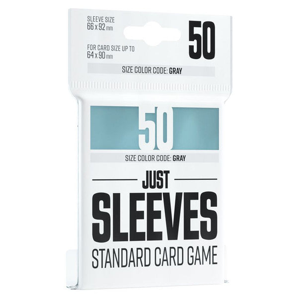 GameGenic: Just Sleeves - Gray Standard Card Game Size (50)