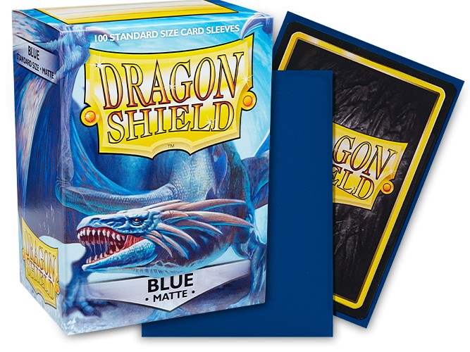 Dragon Shield: Matte Sleeves - Blue (100ct)