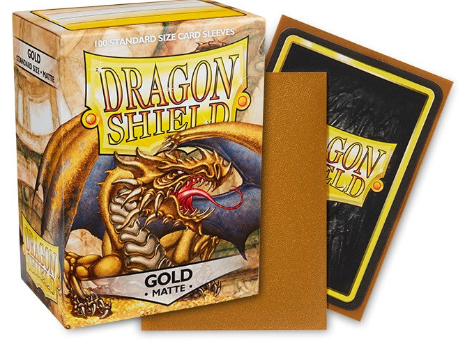 Dragon Shield: Matte Sleeves - Gold (100ct)