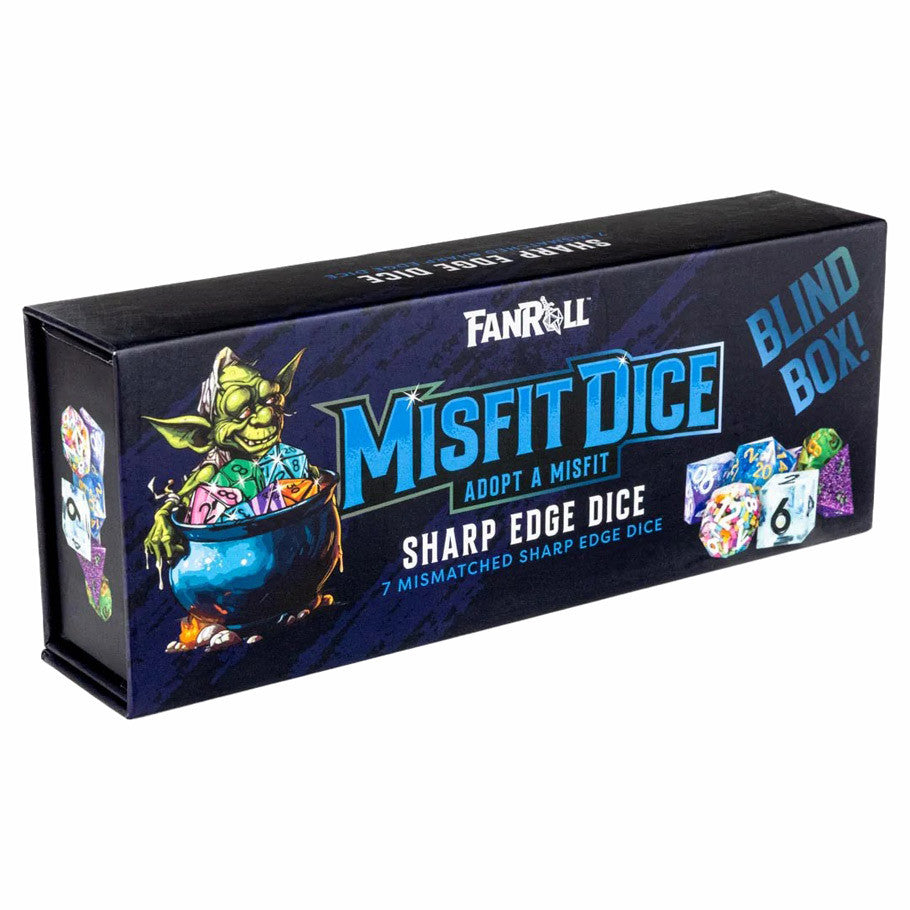 Fanroll 7-Set: Mystery Misfit - Sharp Edge Resin Polyhedral Dice Set (Blind Box)