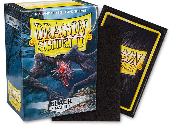 Dragon Shield Matte Sleeves - Black (100ct)