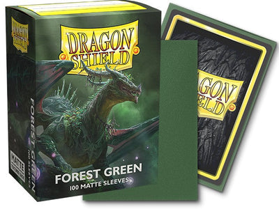 Dragon Shield: Matte Sleeves - Forest Green (100ct)