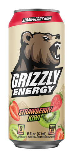 Grizzly Energy: Strawberry Kiwi (16oz)
