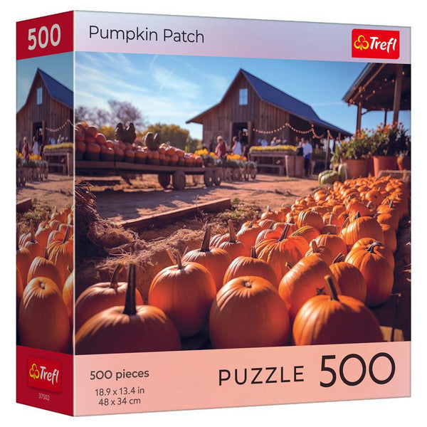 Halloween Pumpkin Patch 500 Piece Puzzle