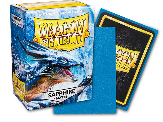 Dragon Shield: Matte Sleeves - Sapphire (100ct)