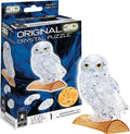 BePuzzled: Original 3D Crystal - Owl (White) Puzzle