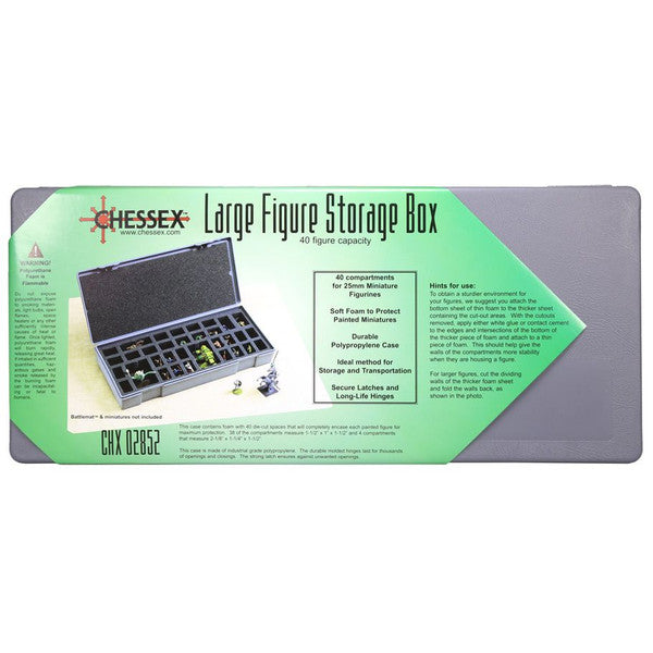 Chessex: Figure Storage Box Large 40 Count