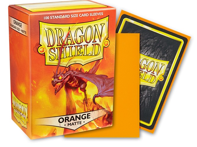 Dragon Shield: Matte Sleeves - Orange (100ct)