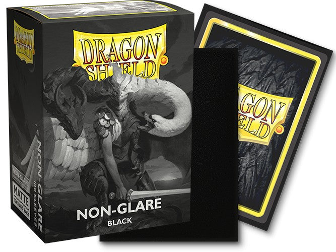 Dragon Shield: Matte Sleeves - NonGlare Black (100ct)