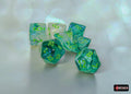 Chessex: Borealis Kelp/Light Green Luminary Polyhedral 7-Dice Set