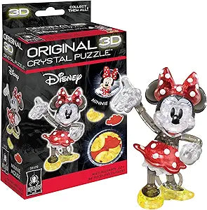 BePuzzled: Original 3D Crystal: Minnie Mouse (Multi-Color) Puzzle