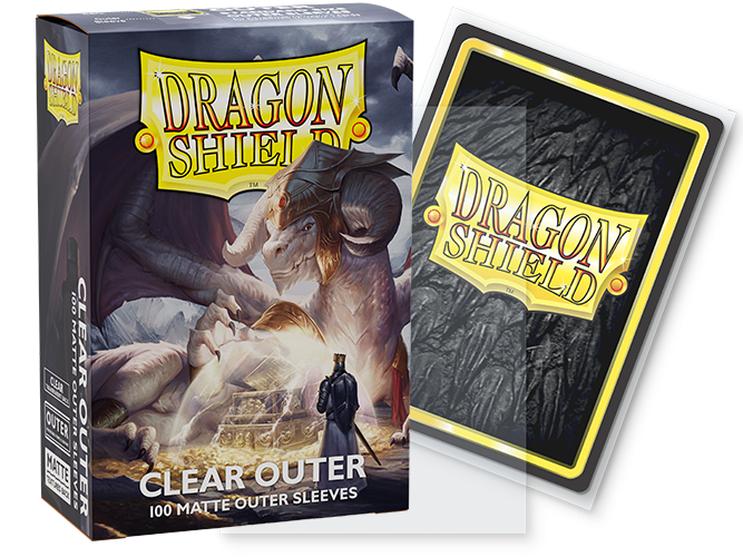 Dragon Shield: Matte Sleeves - Outer Clear (100ct)