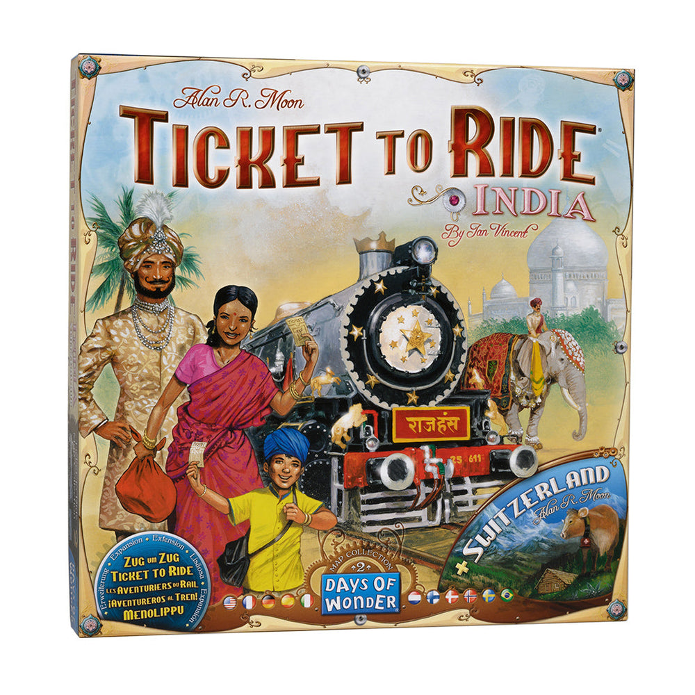 Ticket to Ride: Map Collection 2 - India & Switzerland