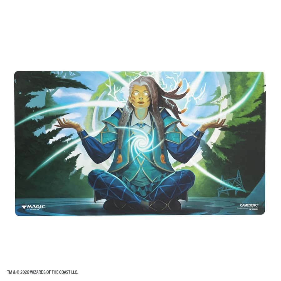 Magic: The Gathering - Secrets of Strixhaven - Prime Playmat - Tam Observant Sequencer