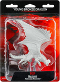Dungeons & Dragons: Nolzur's Marvelous Minis - Young Bronze Dragon Wave 9 (Unpainted)