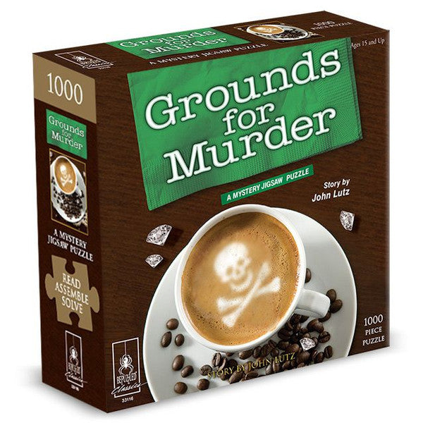 BePuzzled: Grounds for Murder 1000 Piece Puzzle