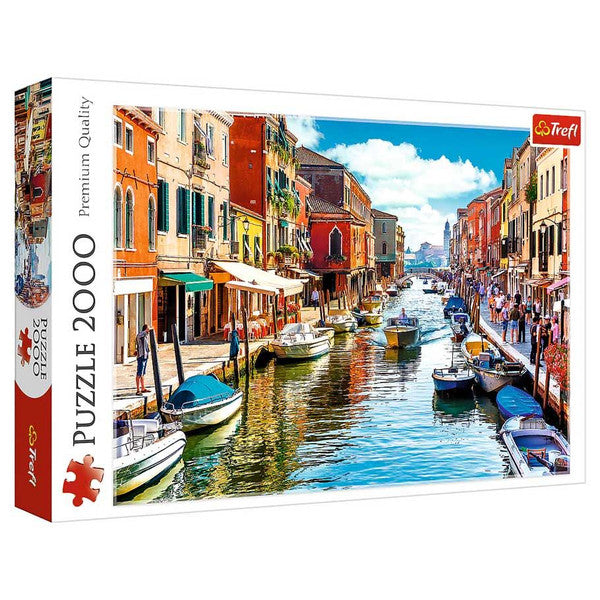 Murano Island Venice 2000 Piece (Trefl Red) Puzzle