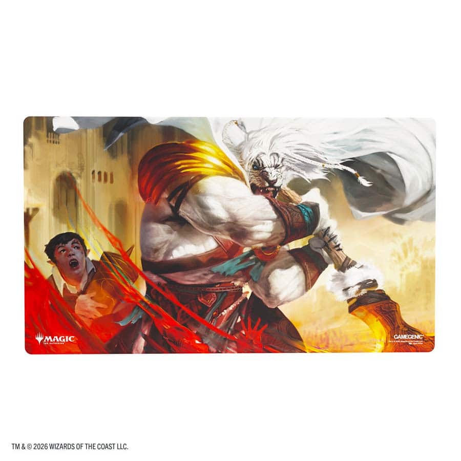 Magic: The Gathering - Secrets of Strixhaven - Prime Playmat - Ajani's Response