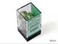Chessex: Marble Green/Dark Green 7 Die Set