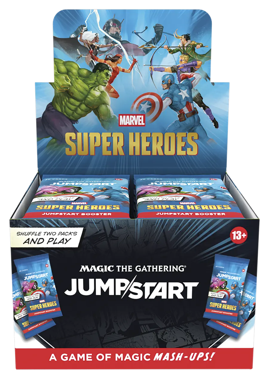 Magic The Gathering Marvel Super Heroes Jumpstart Booster Box