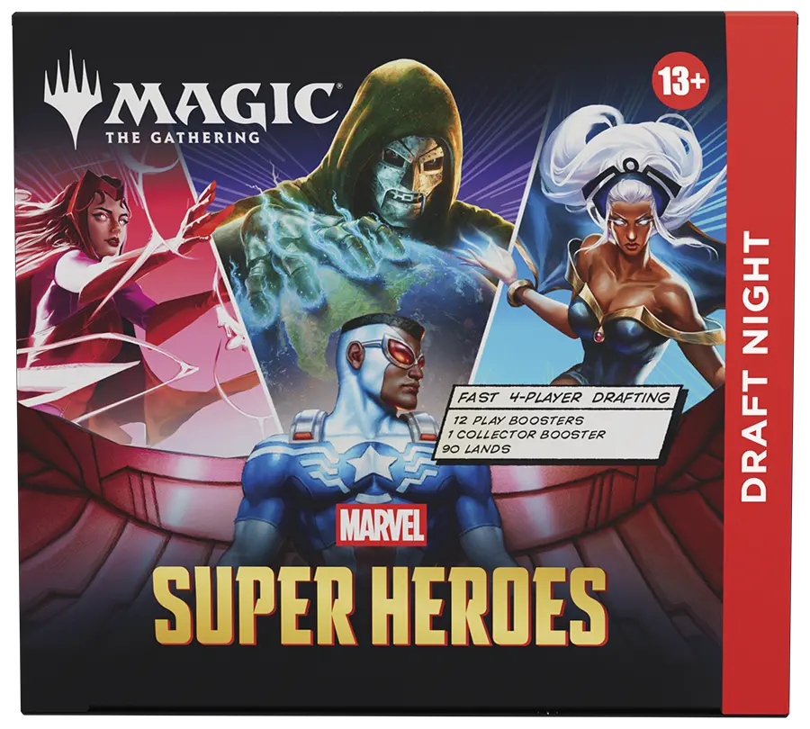 Magic The Gathering Marvel Super Heroes Draft Night Booster Box