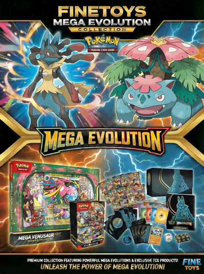 Mega Evolution Elite Trainer Box [Mega Lucario]+Mega Evolution Booster Bundle+Mega Venusaur ex Premium Collection