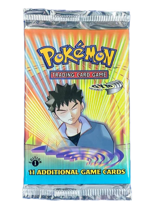Gym Heroes 1st Edition Booster Pack