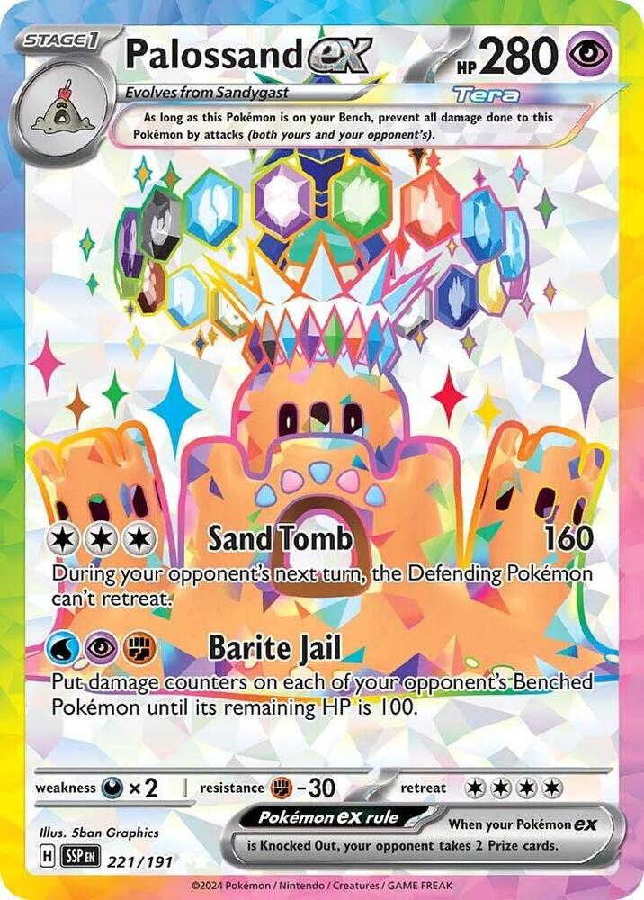 Palossand ex - 221/191 - SV08: Surging Sparks