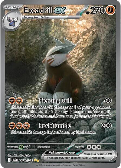 Excadrill ex - 168/086 - SV: Black Bolt
